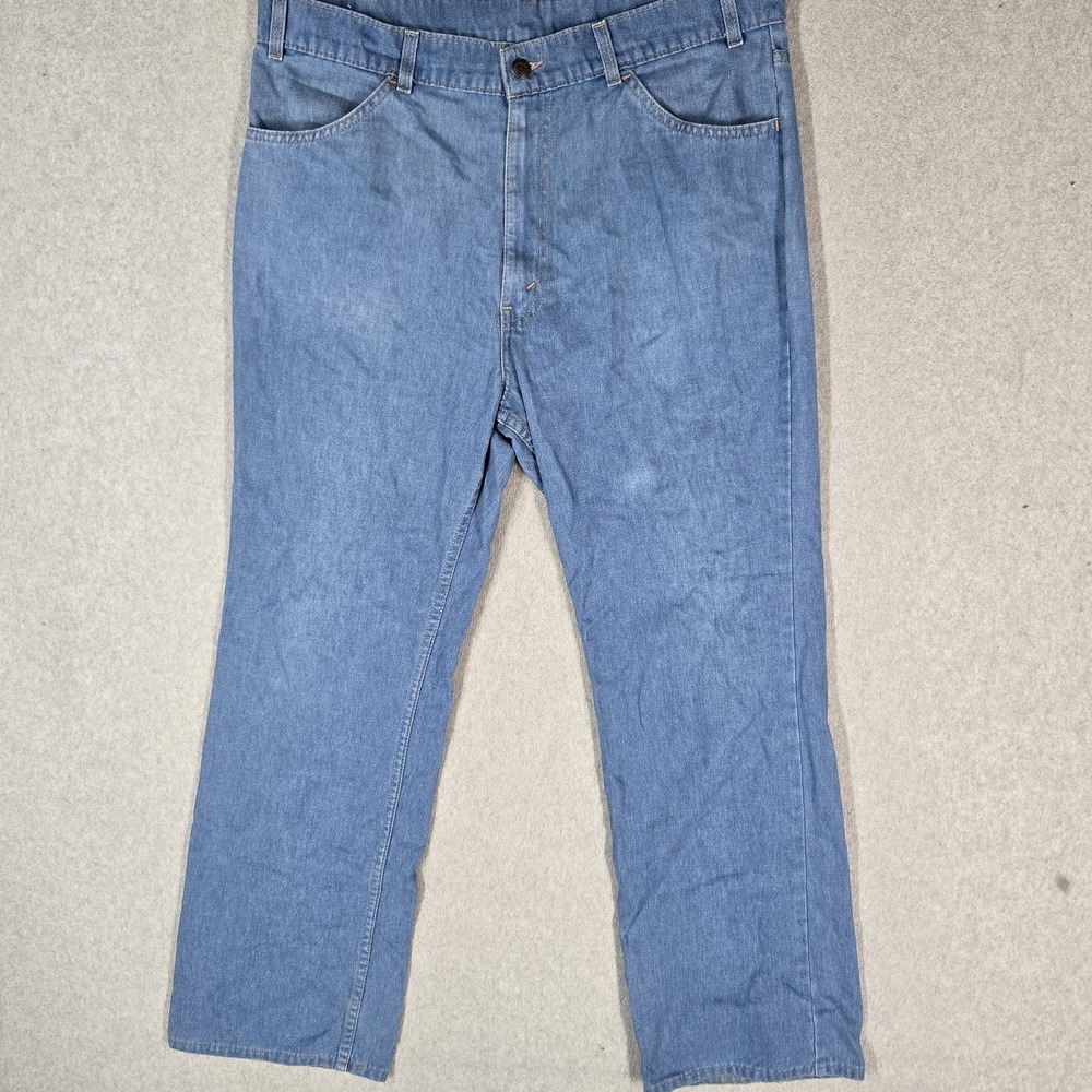 VINTAGE Levi's Men Jeans 32X30 Blue Denim Orange Tab Straight 28" Inseam